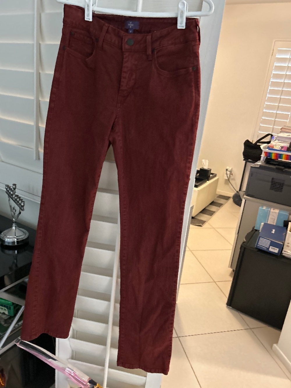 NYDJ Burgundy Cords 6